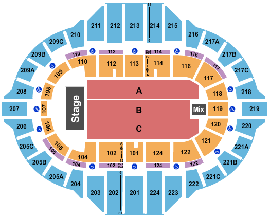 Peoria Civic Center Arena Jeff Dunham Seating Chart